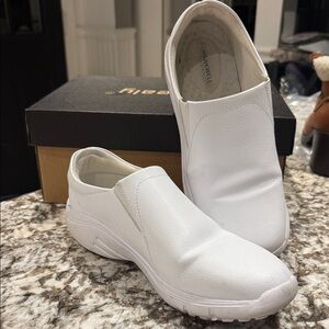 Hawkwell Classic White Slip-On NURSING Shoes